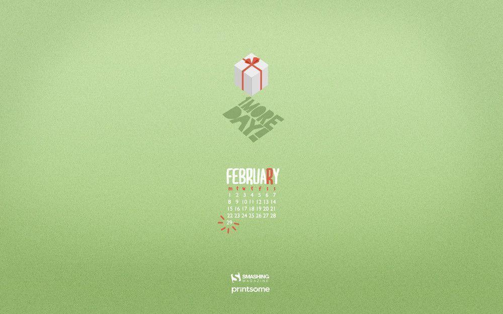 Desktop Wallpaper Calendars: February 2016