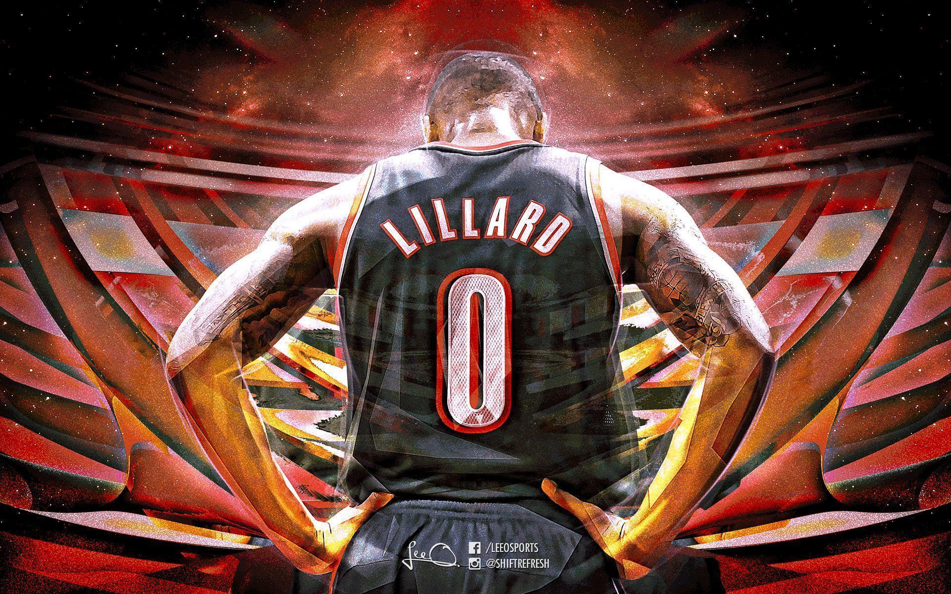 damian lillard fondo de pantalla hd