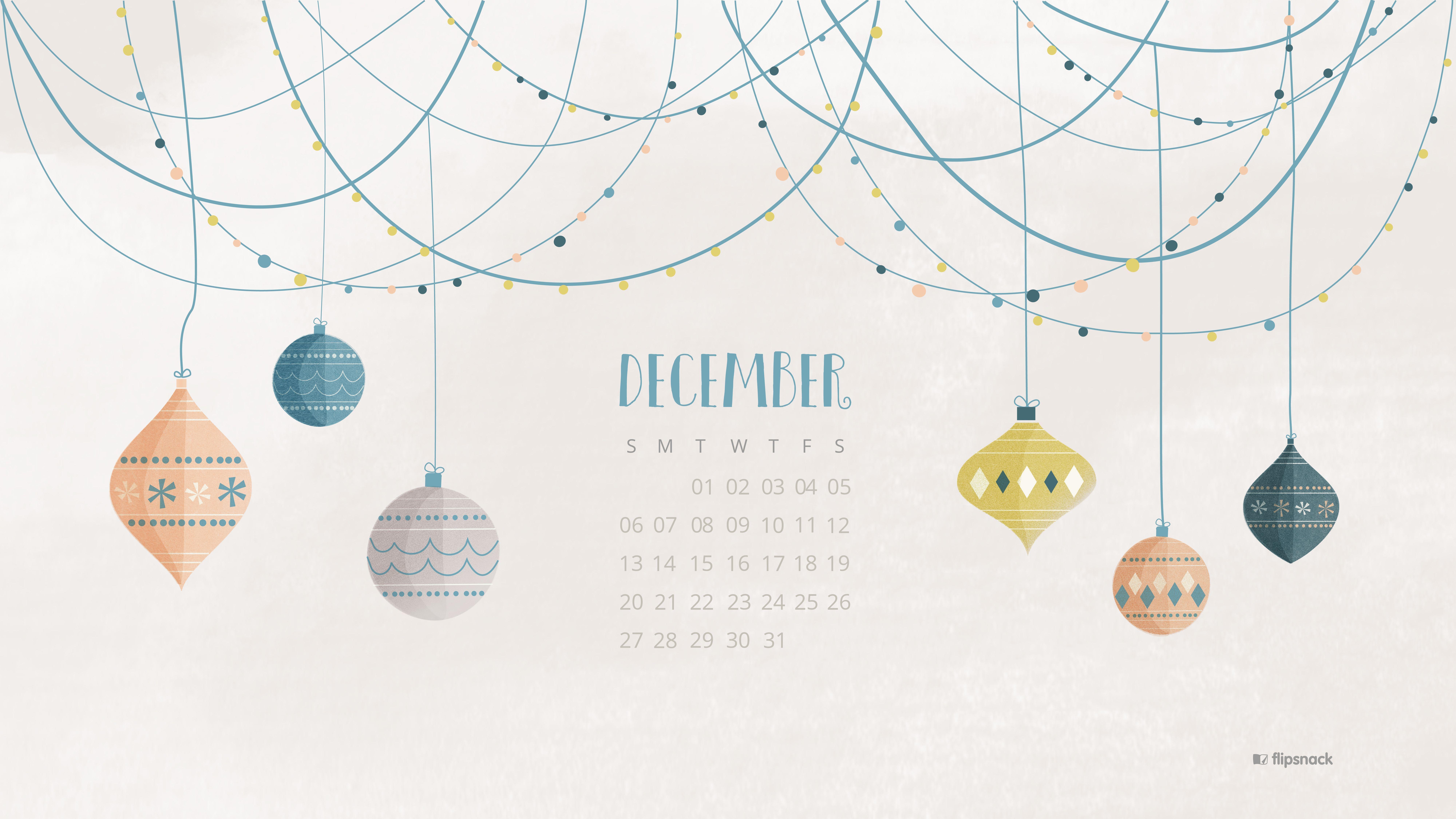 Freebies: December 2015 wallpaper calendars