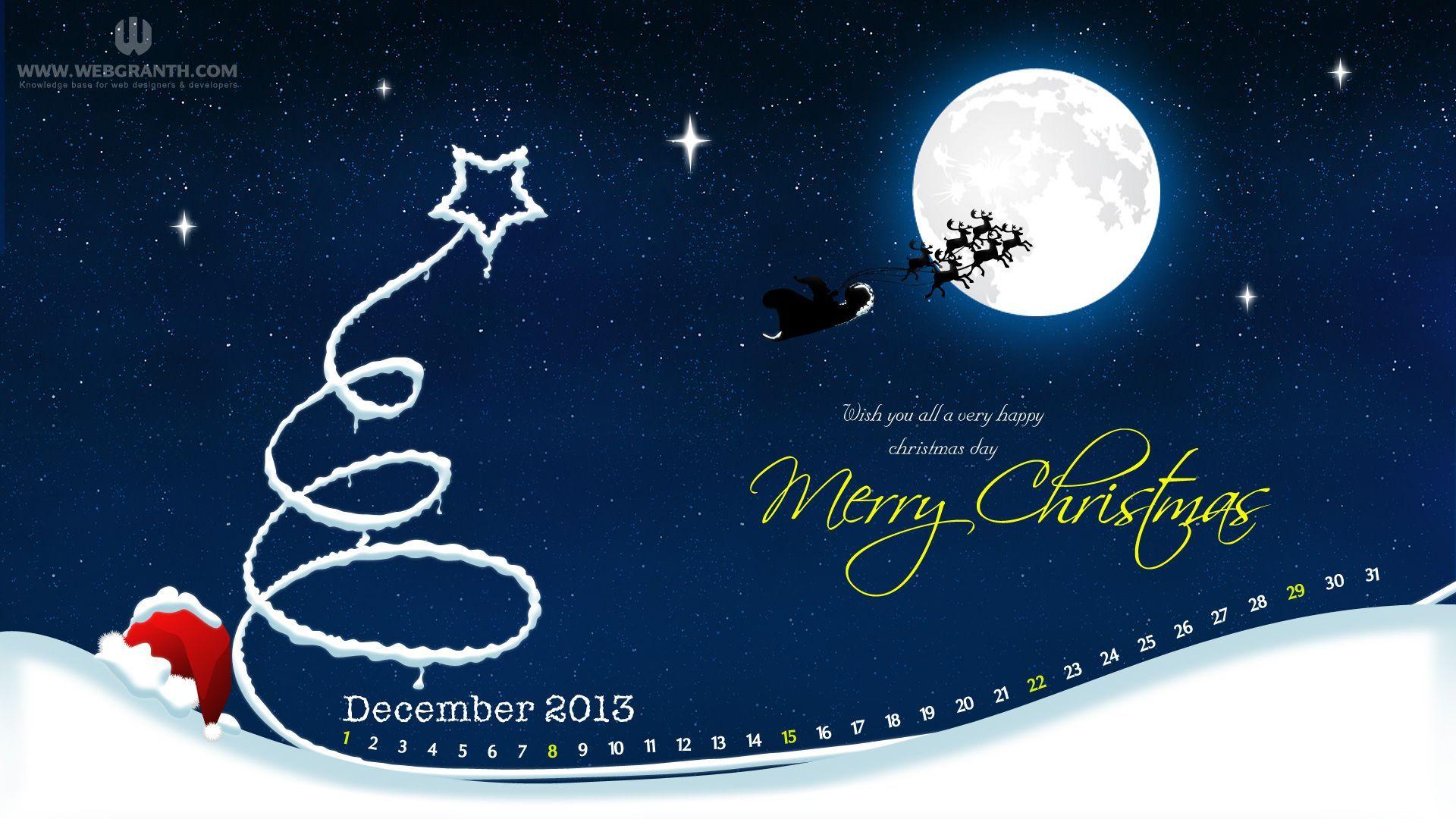 December Desktop Wallpaper Calendar 2013 (2): View HD Image