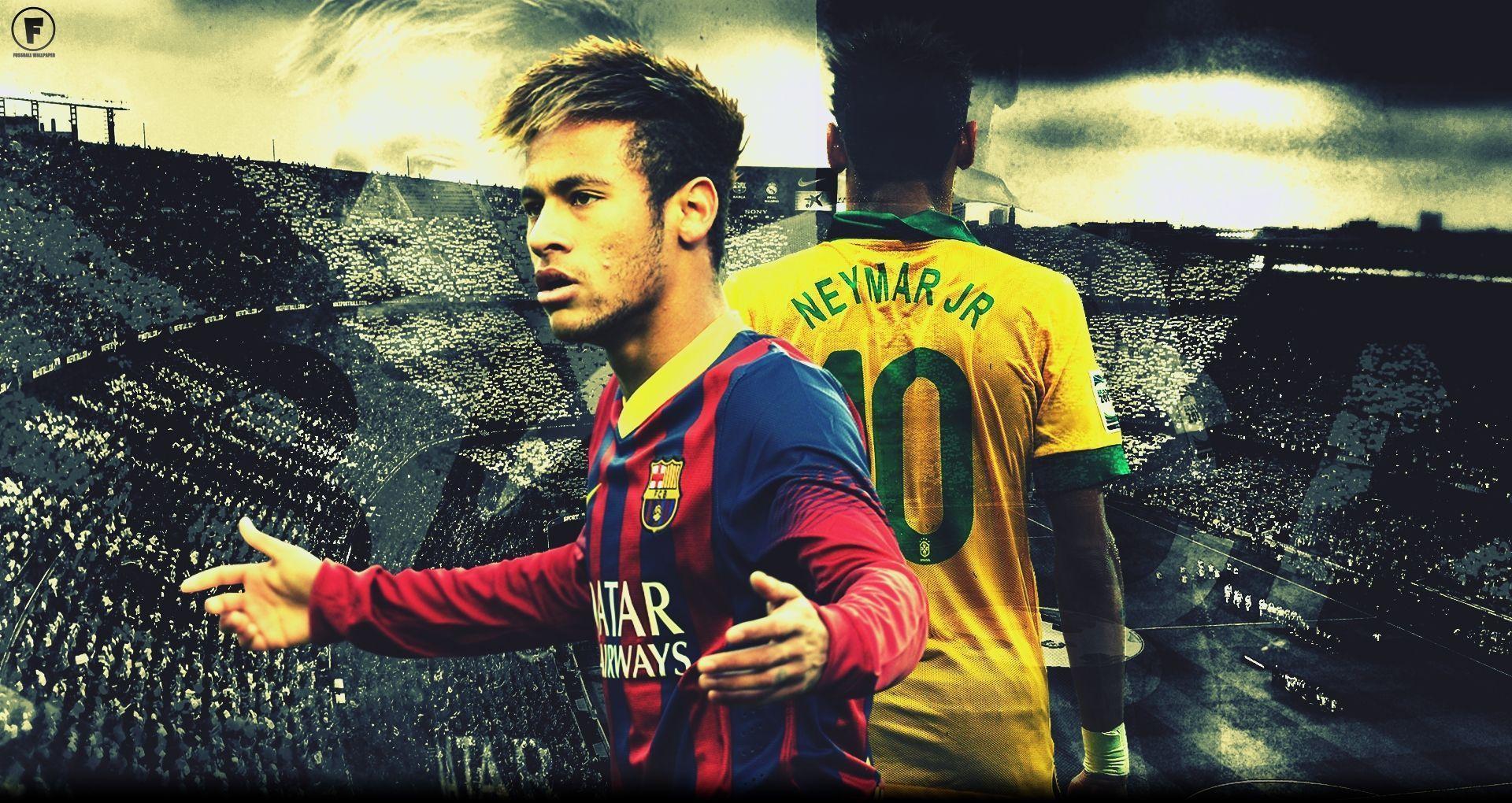 Neymar Wallpaper HD. Wallpaper, Background, Image, Art Photo