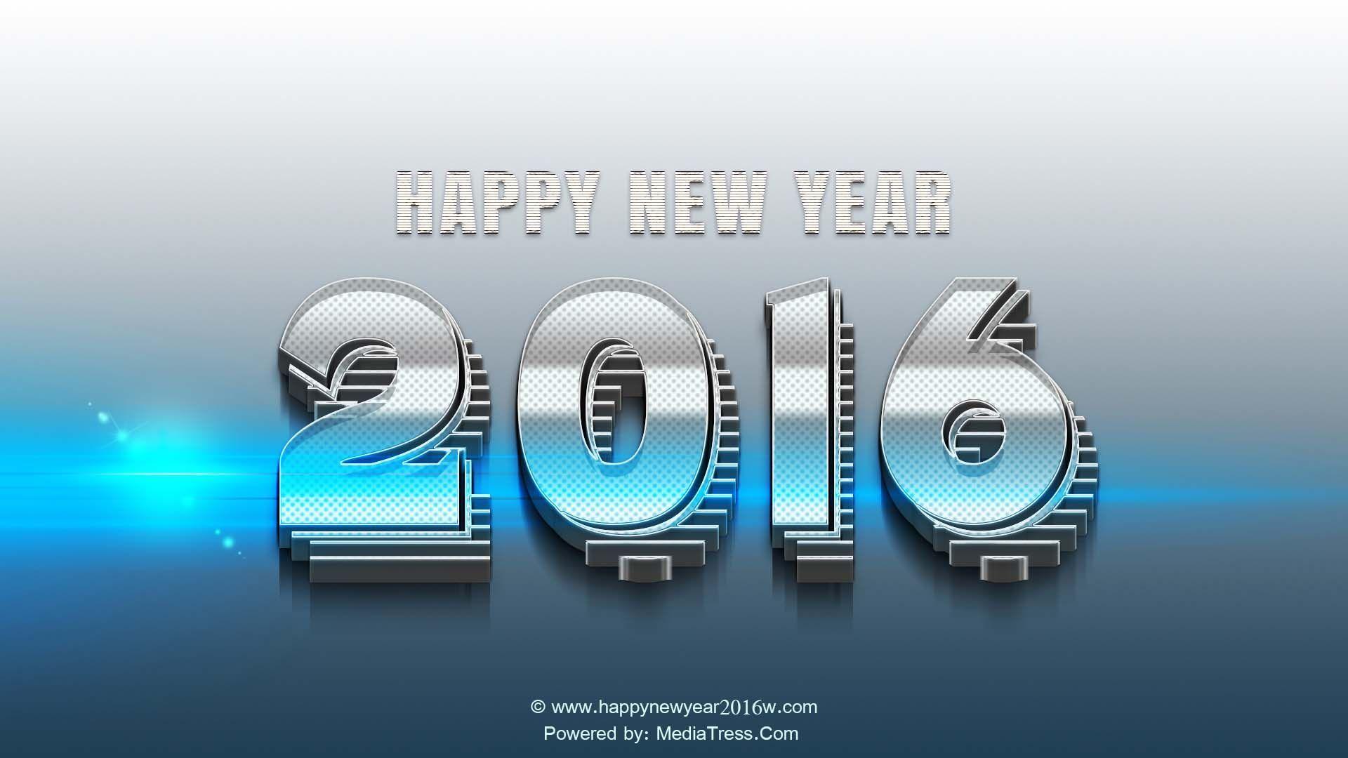 High Resolution Happy New Year 2016 Widescreen Wallpaper Full Size