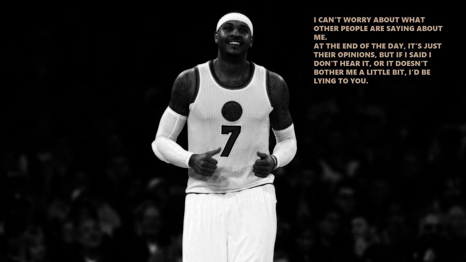 Made Some Desktop Background For R NBA With Player Quotes