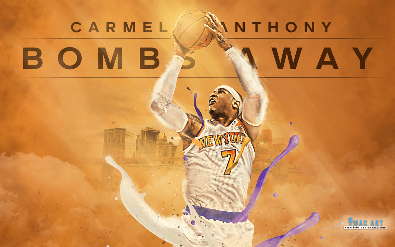 Bombs Away Carmelo Anthony Wallpaper