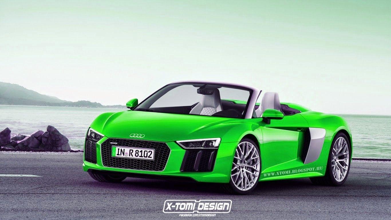 Audi R8 Spyder Rendered in Different Colors