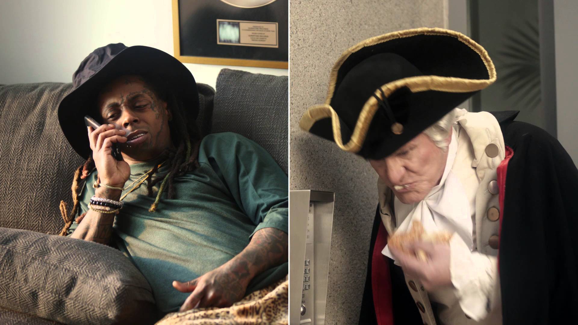 Lil&; Wayne And Jeff Goldblum Go Jeffersons In #MovinOnUp