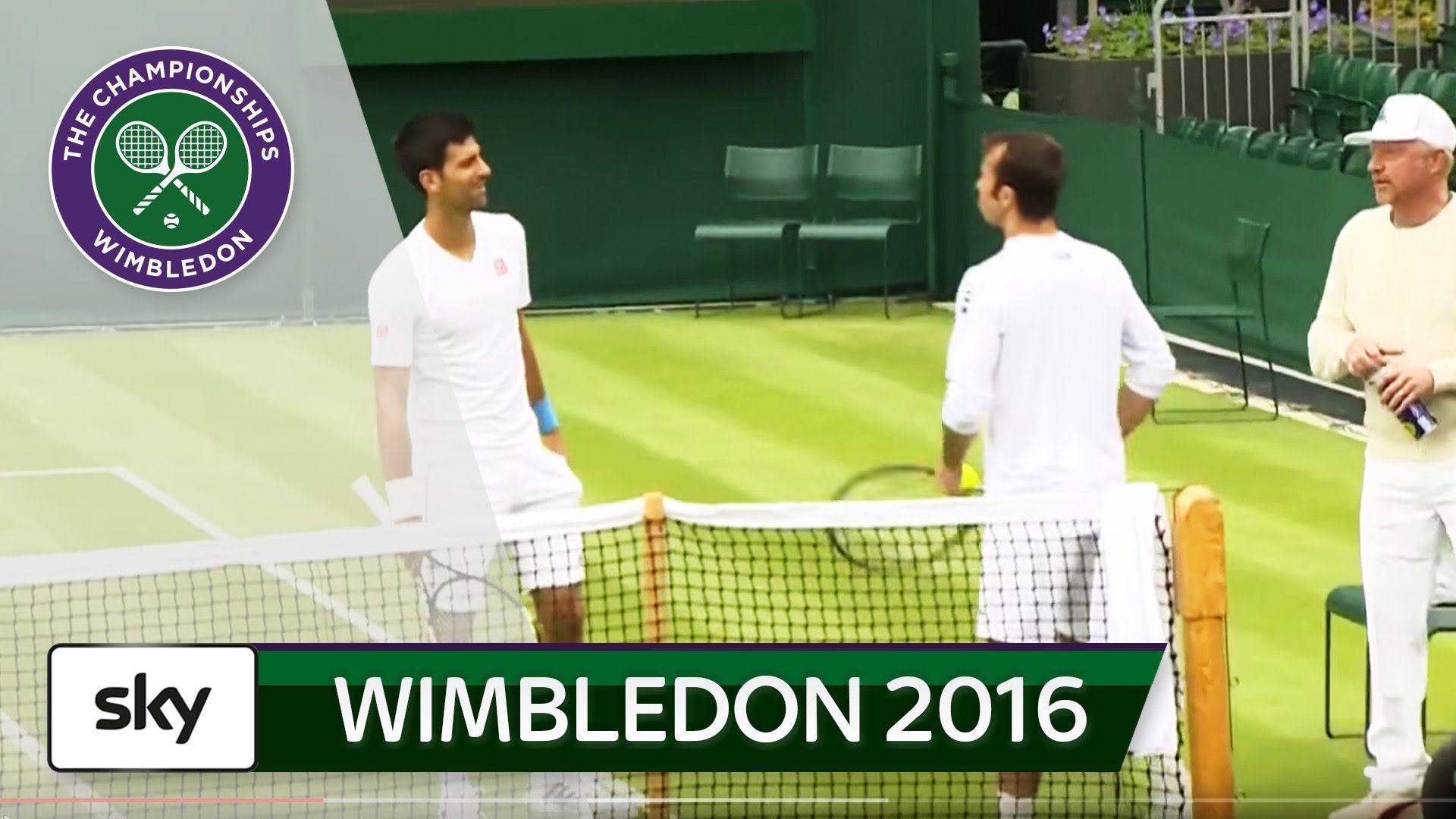 Djoker" und Boris schlagen in Wimbledon auf. Wimbledon 2016