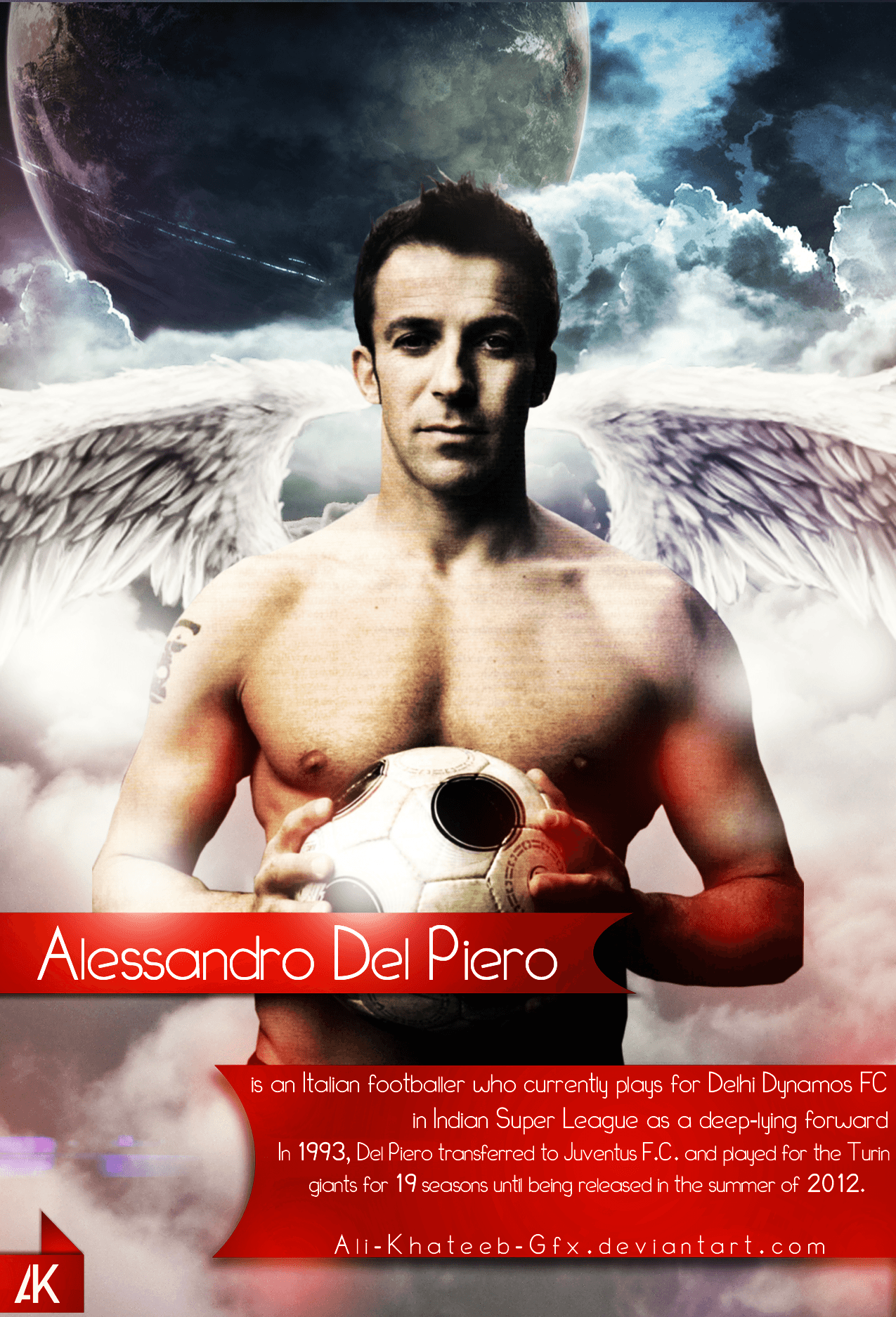 Alessandro Del Piero ( Poster ) By Ali Khateeb Gfx
