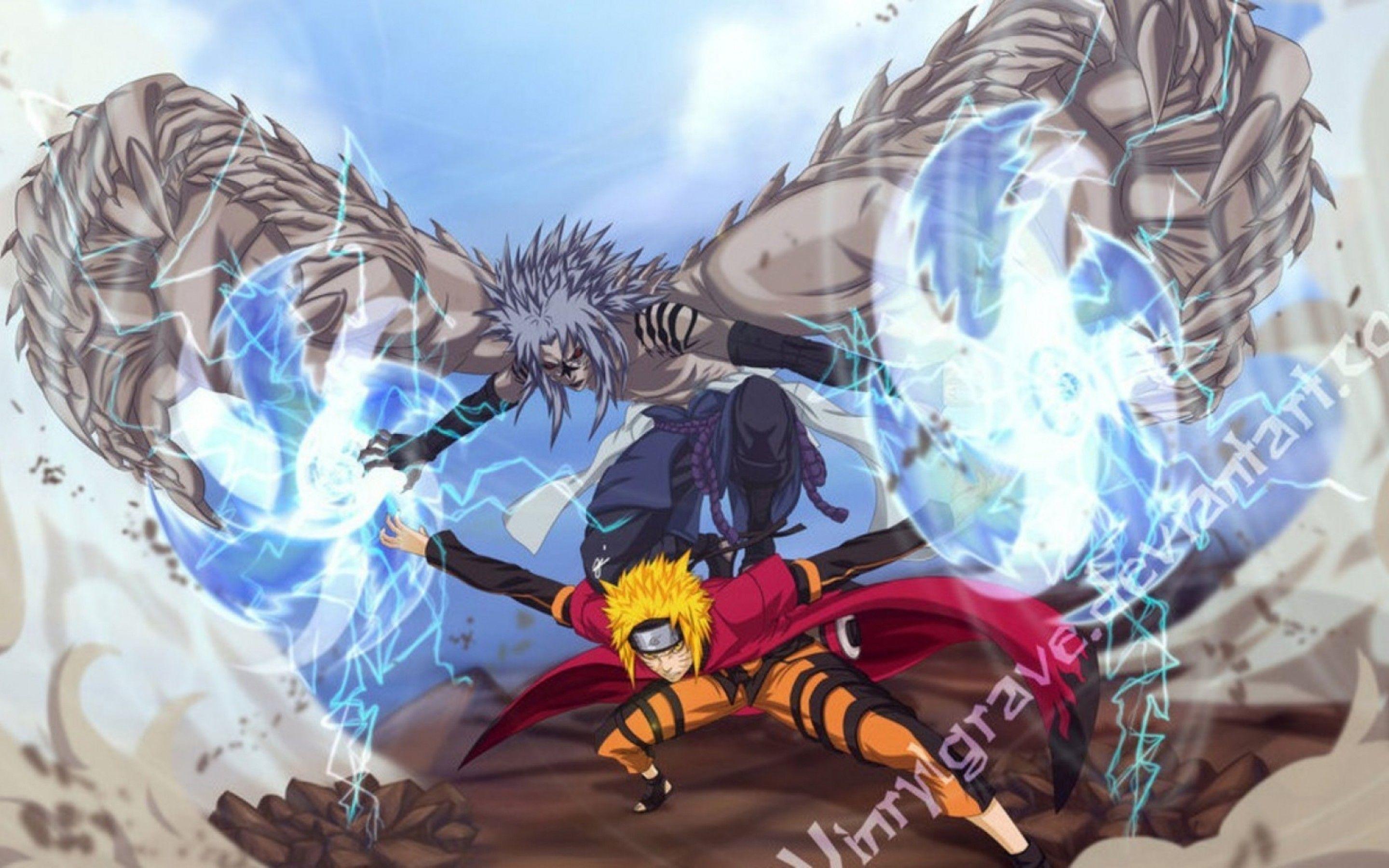 Naruto and Sasuke Shippuden wallpaper, anime HD wallpaper