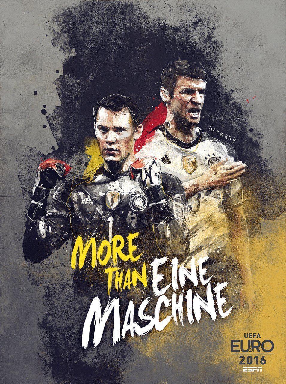 Germany ESPN UEFA Euro 2016 Poster Wallpaper