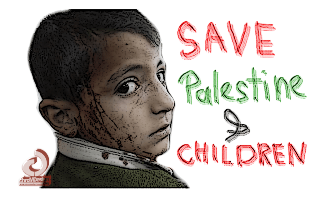 Save Palestine And Children Wallpaper