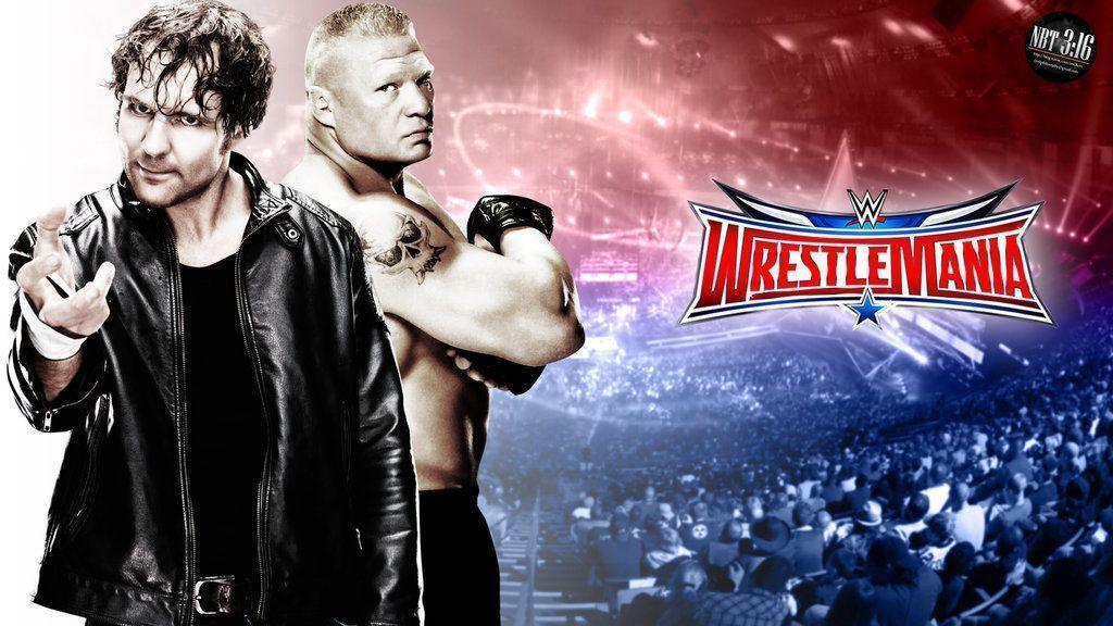 Dean Ambrose vs. Brock Lesnar WrestleMania 32