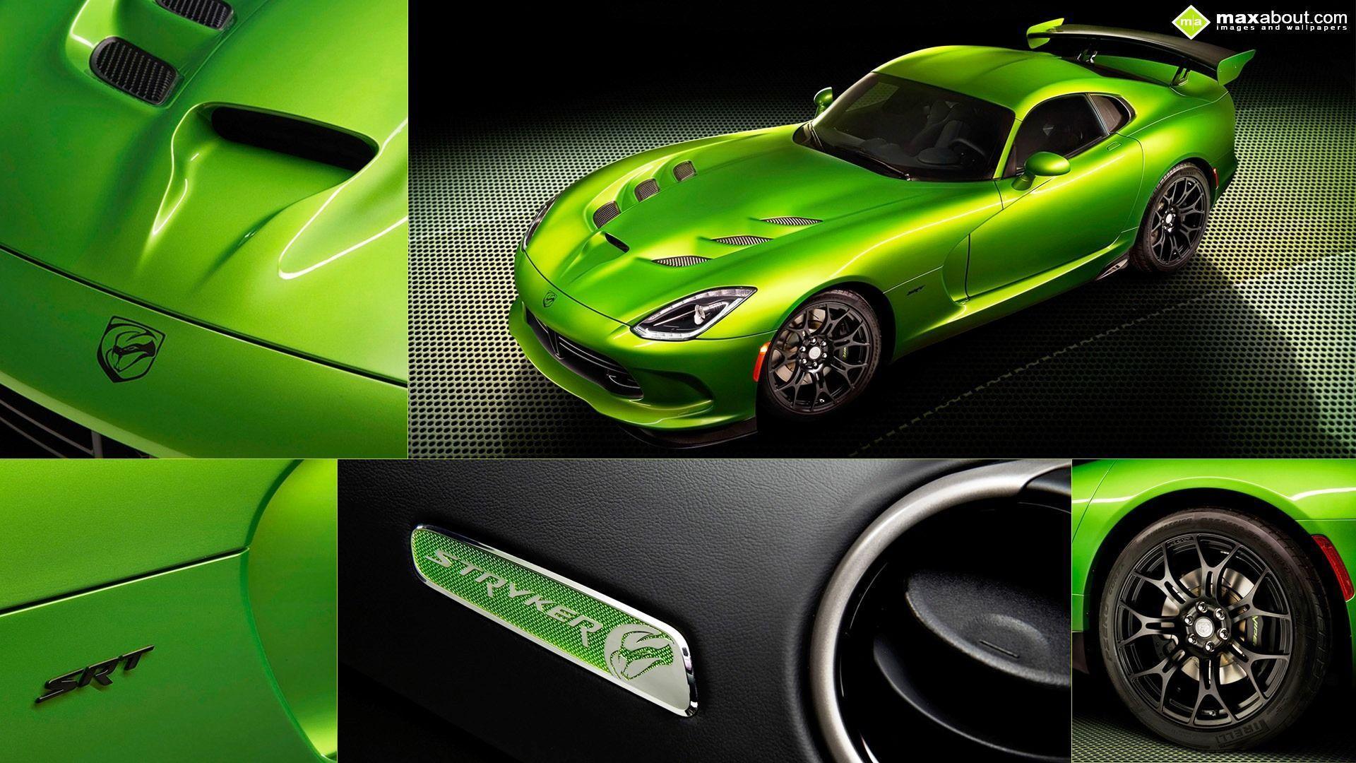 Green Dodge Viper Wallpaper