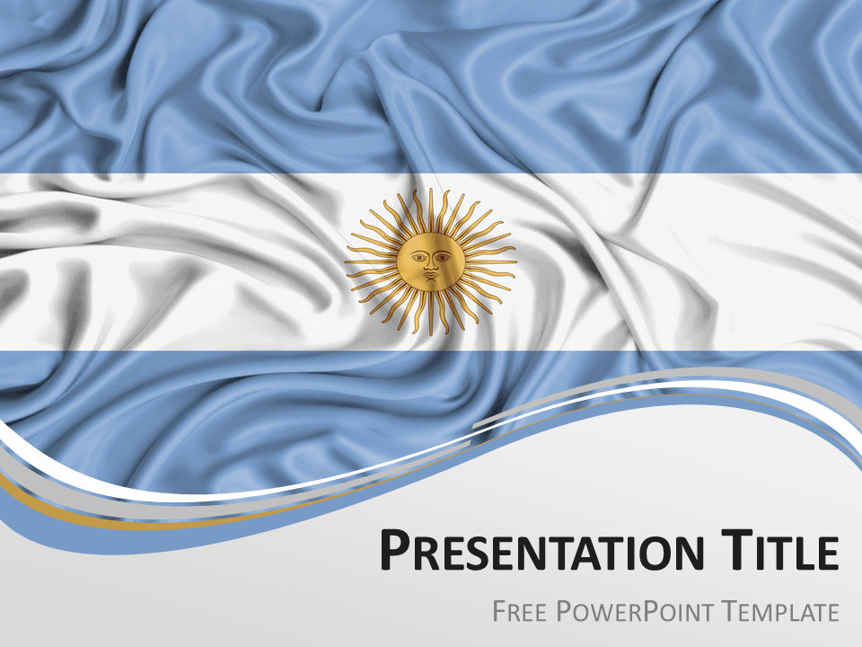 Argentina Flag PowerPoint