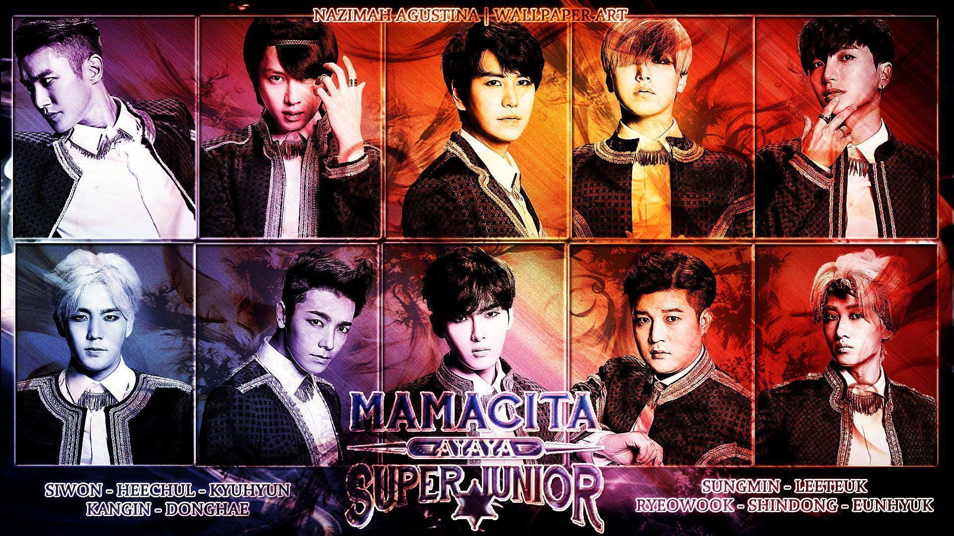 Artworks Super Junior For Mamacita. ♥ SMTown Graphic Design