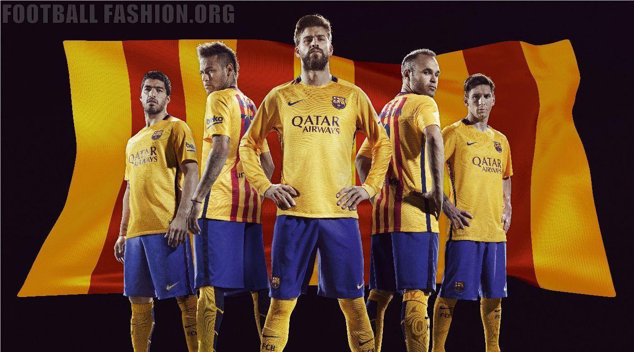 FC Barcelona Unveil New Look With 2015 16 Nike Home And Away Kits