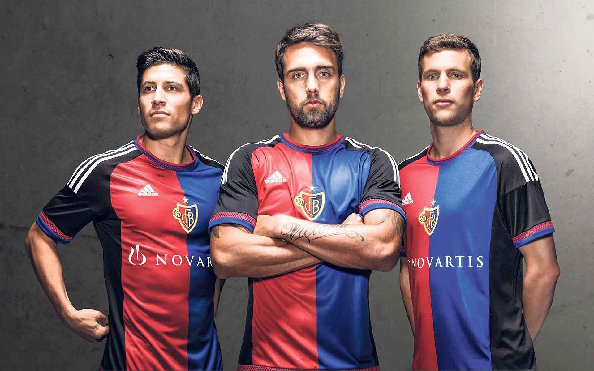 FC Basel 2015 2016 Adidas Home Jersey Wallpaper