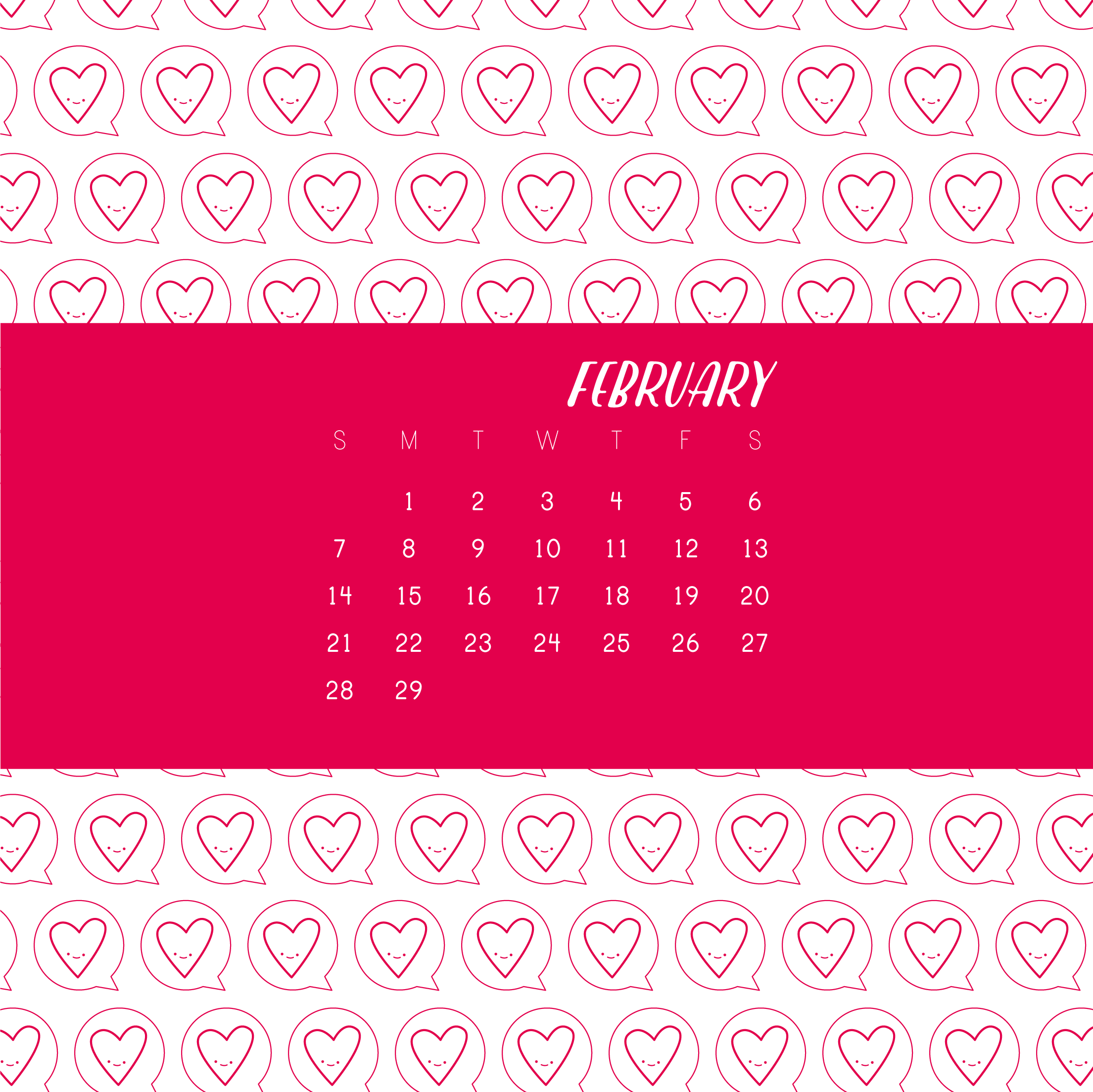 Wild Olive: calendar // old hearts for a new february