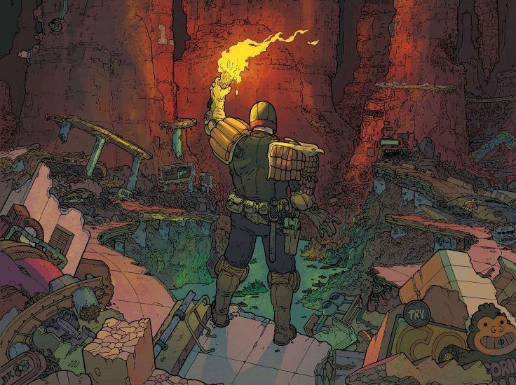 DREDD Sci Fi Action Superhero Warrior Fantasy Sci Fi Comics Judge