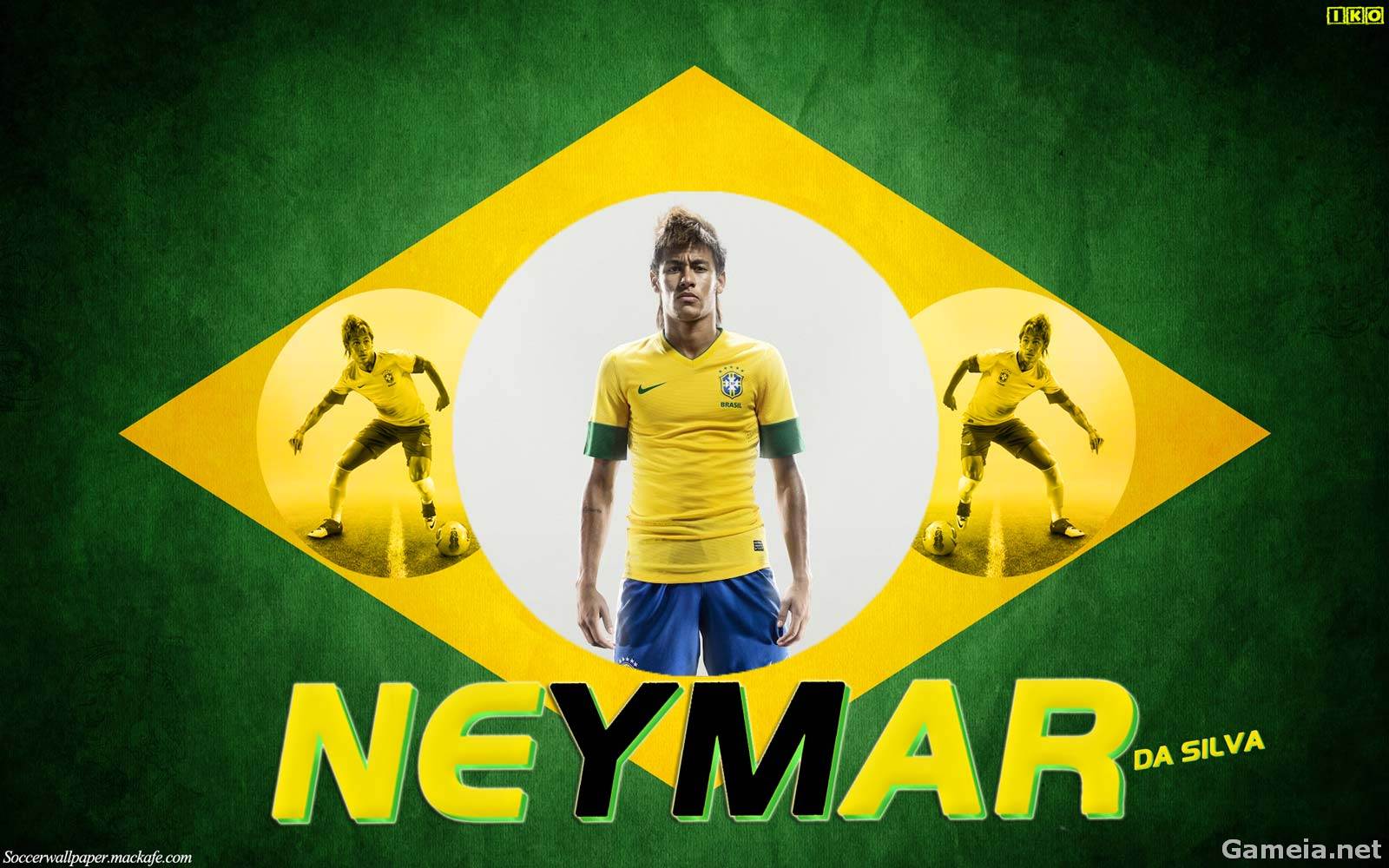 Neymar Da Silva 2015 Wallpaper HD. Gameia.net