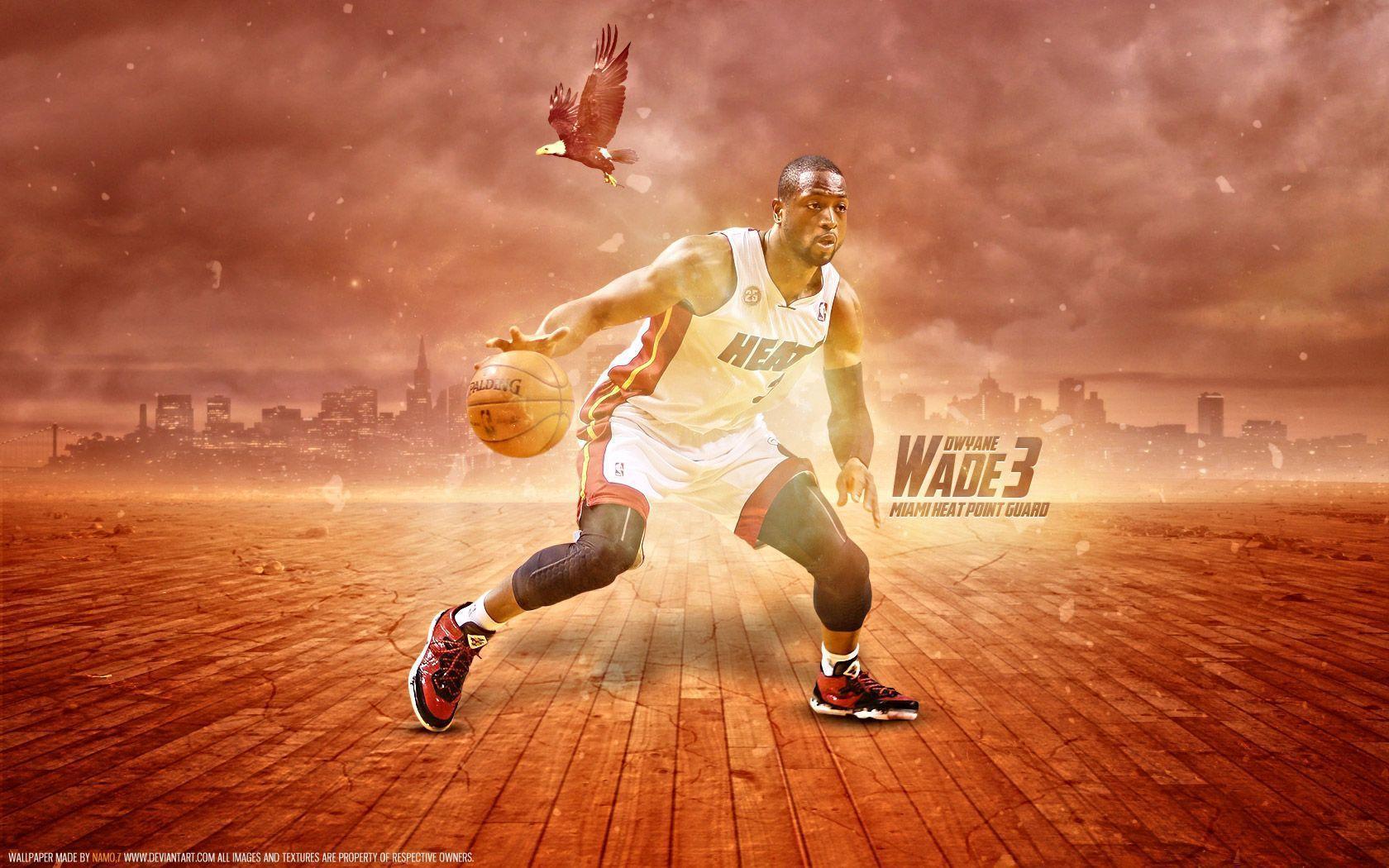 Dwyane Wade Heat 2013 1680×1050 Wallpaper. Basketball Wallpaper