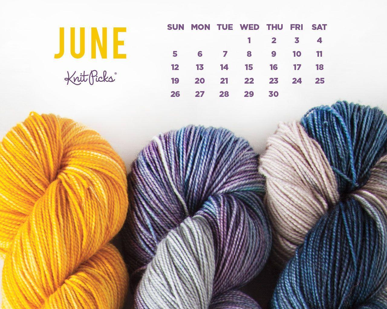 June 2016 Calendar Staff Knitting Blog