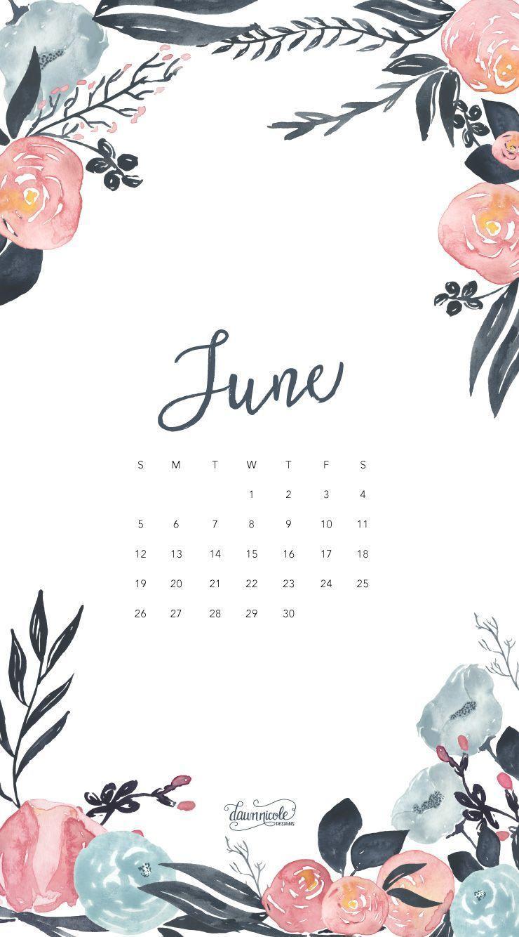 June 2016 Calendar + Tech Pretties. Dawn Nicole Designs™