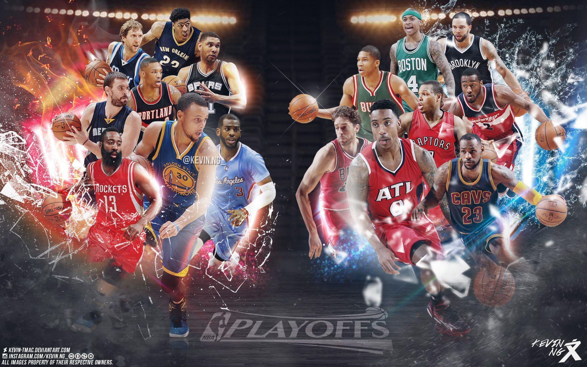 2017 NBA Playoffs Players Wallpaper