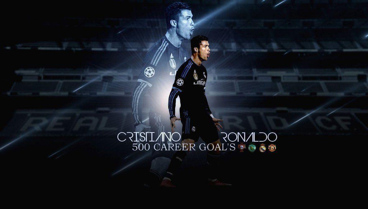Cristiano Ronaldo 500 Career Goals Wallpaper