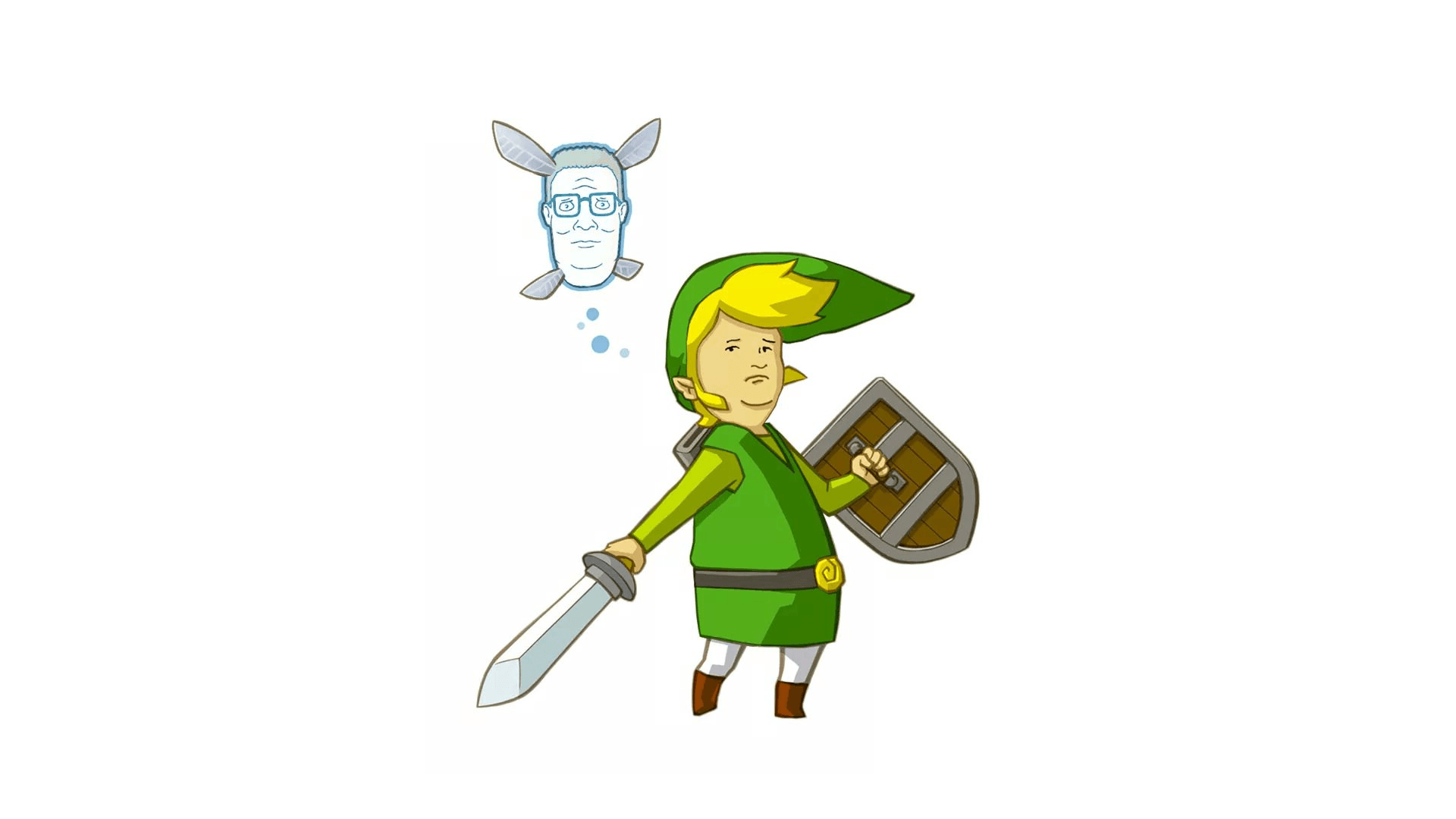 crossover, Humor, King Of The Hill, The Legend Of Zelda Wallpaper
