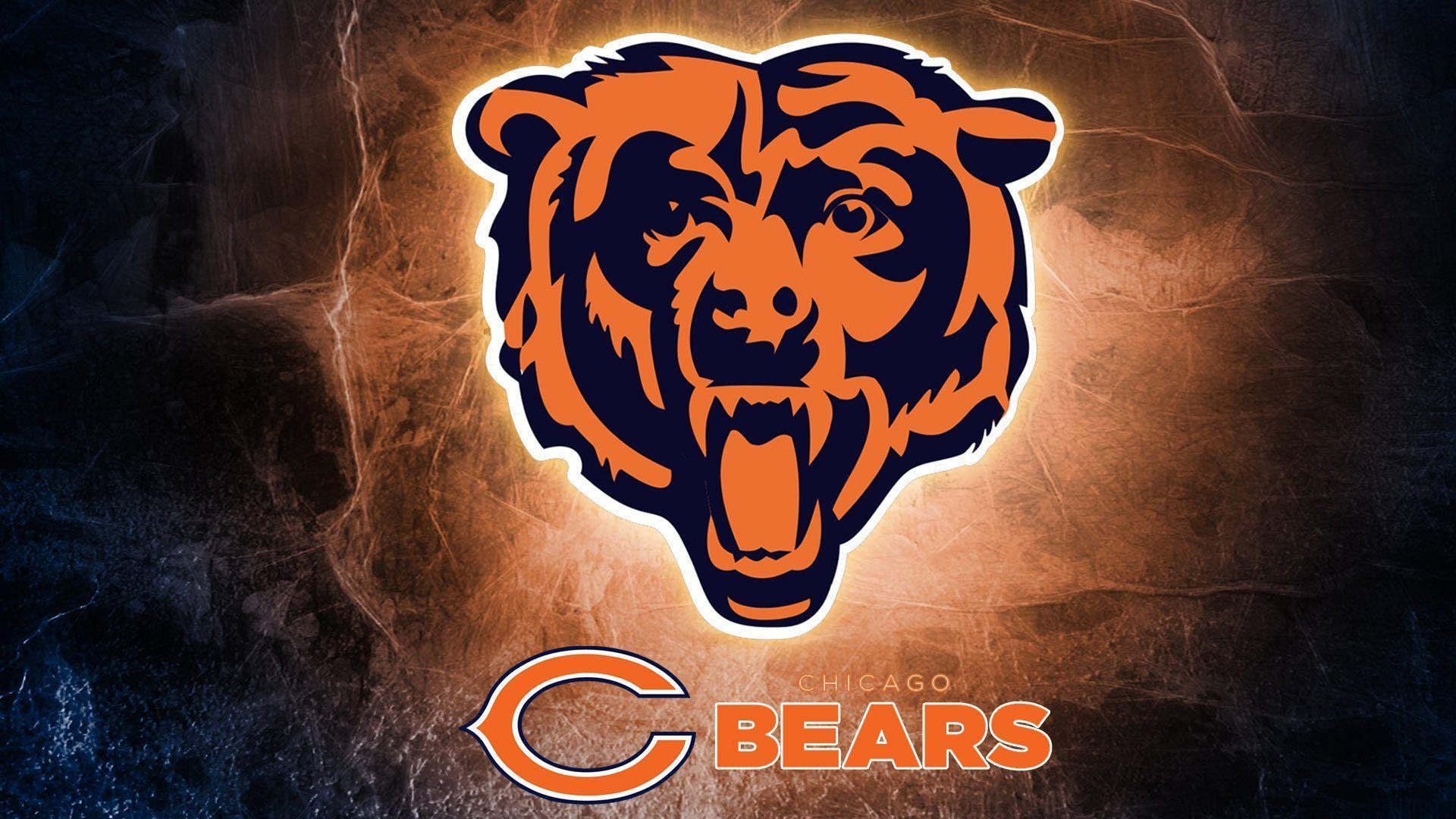 Download Chicago Bears logo Hd 1080p Wallpapers screen size 1920X1080