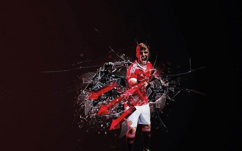 Luke Shaw 2015 2016 Manchester United FC Adidas Home Jersey