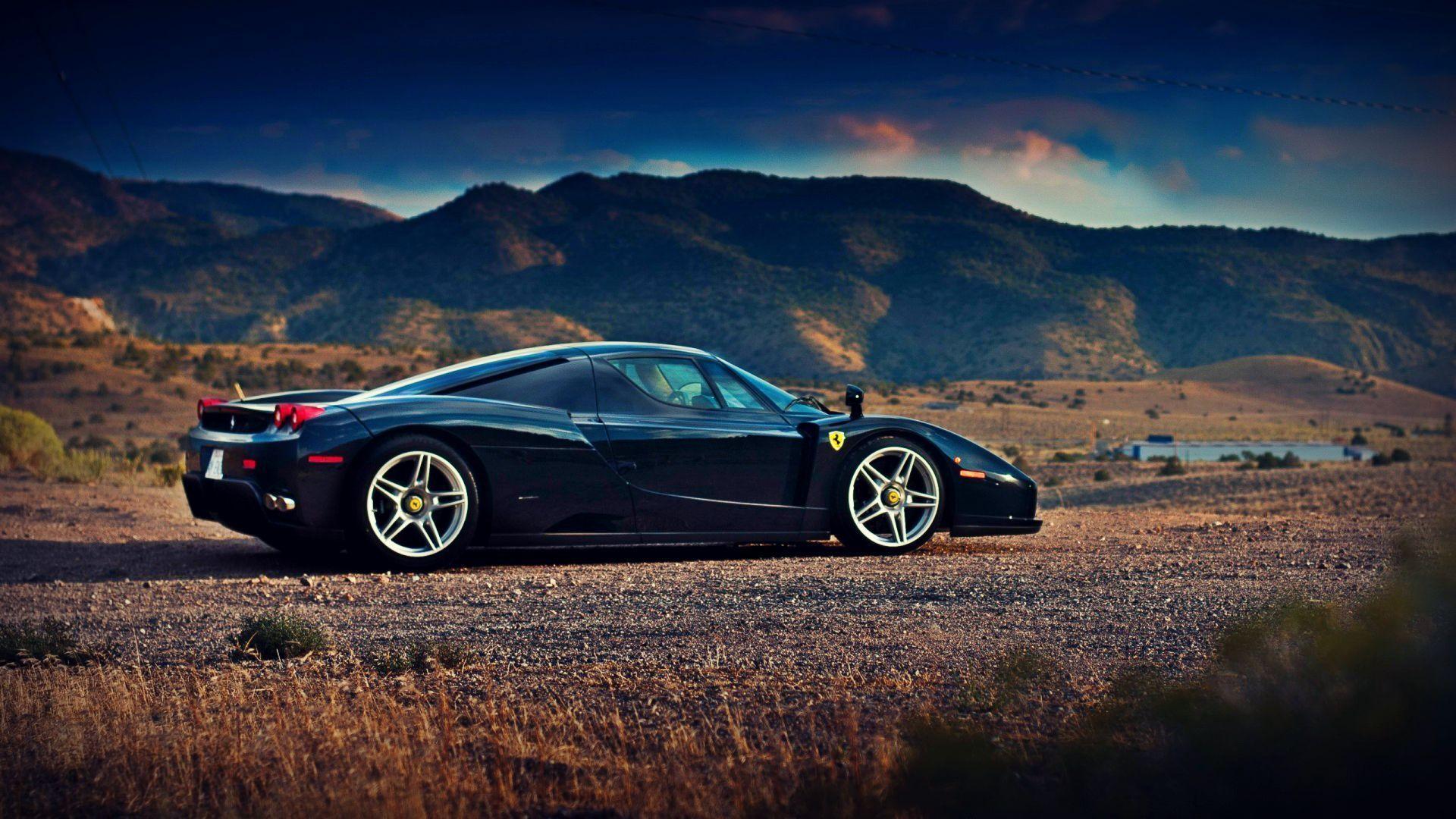 Picture 2015 Ferrari Enzo Black Wallpaper, Image