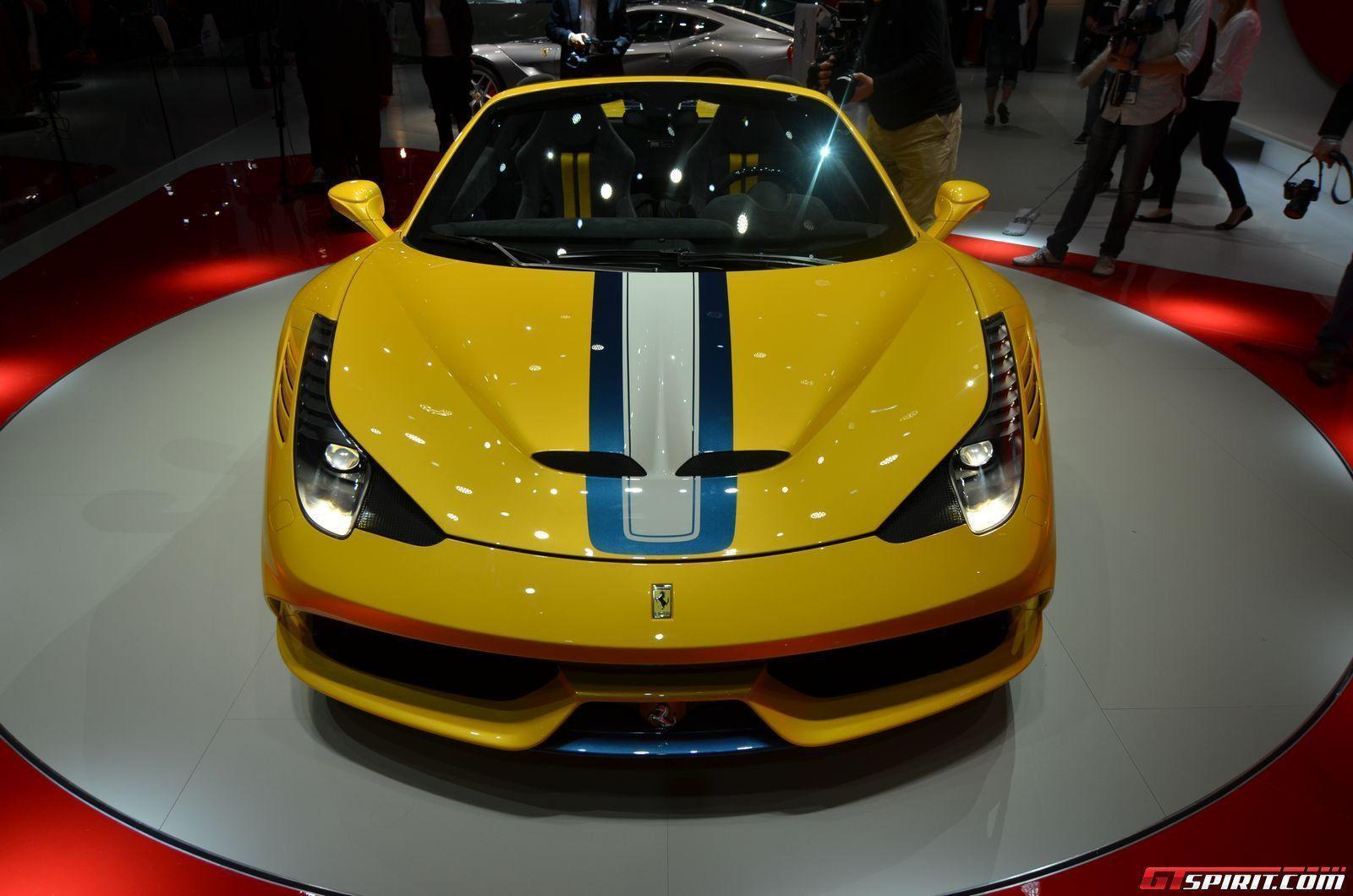 Picture 2015 Ferrari Enzo Yellow Desktop HD Wallpaper