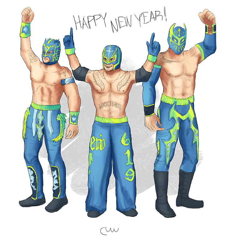 WWE Rey Mysterio And Lucha Dragons