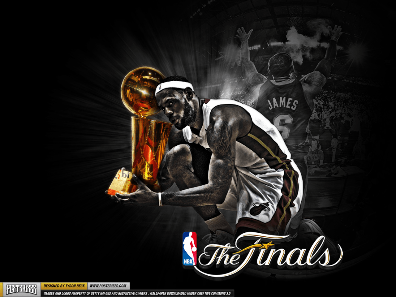 LeBron James Miami Heat NBA Finals Championship Wallpaper 2012
