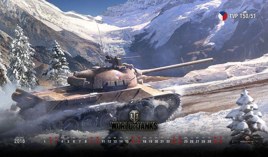 January 2016 & Calendar. General News. World of Tanks