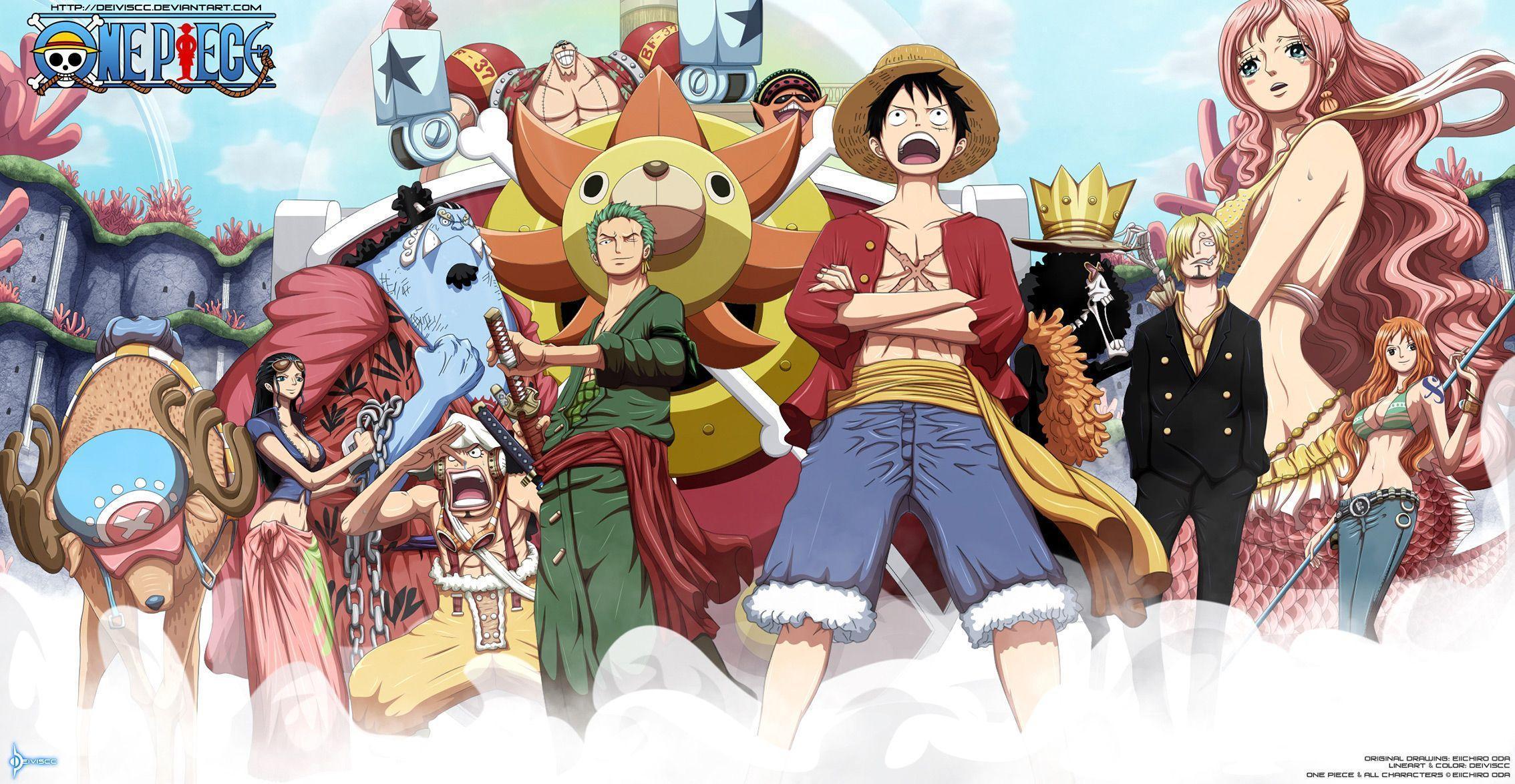 WALLPAPER 4K PC  ONE PIECE CHARACTERS