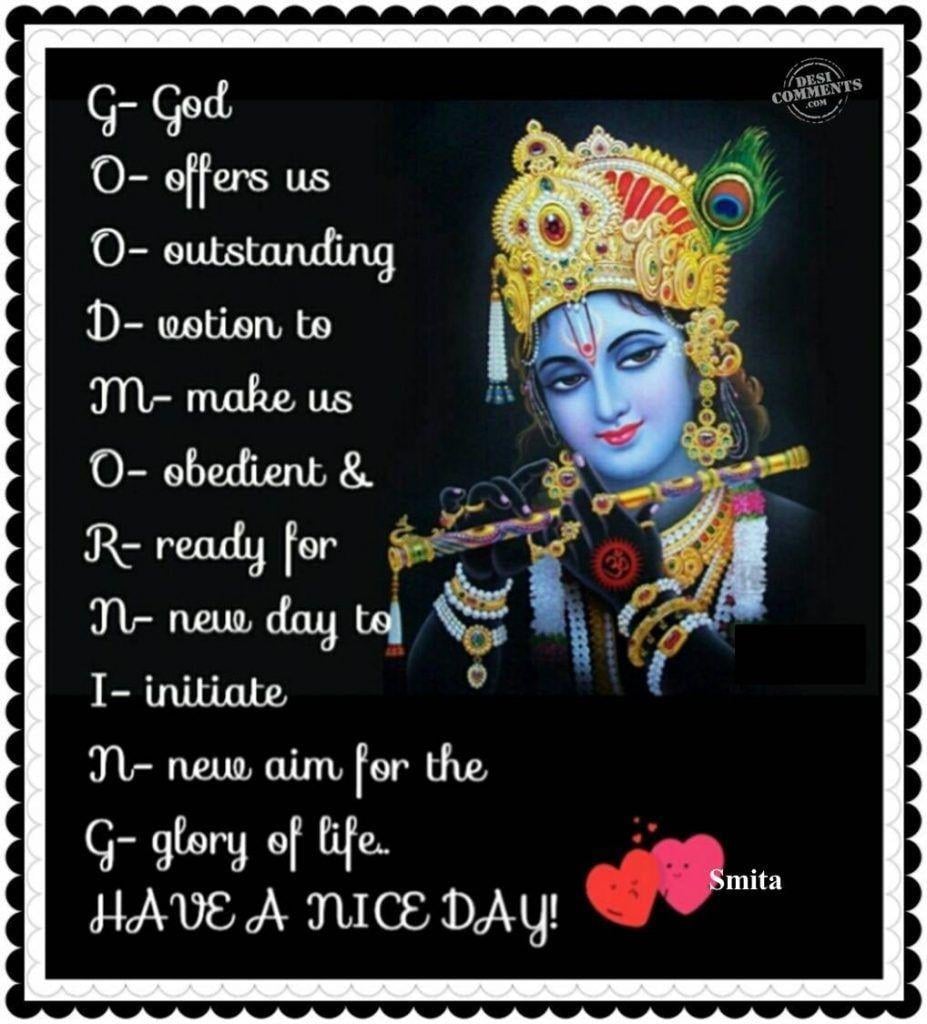 Good Morning Lord Krishna wallpaper HD free Download
