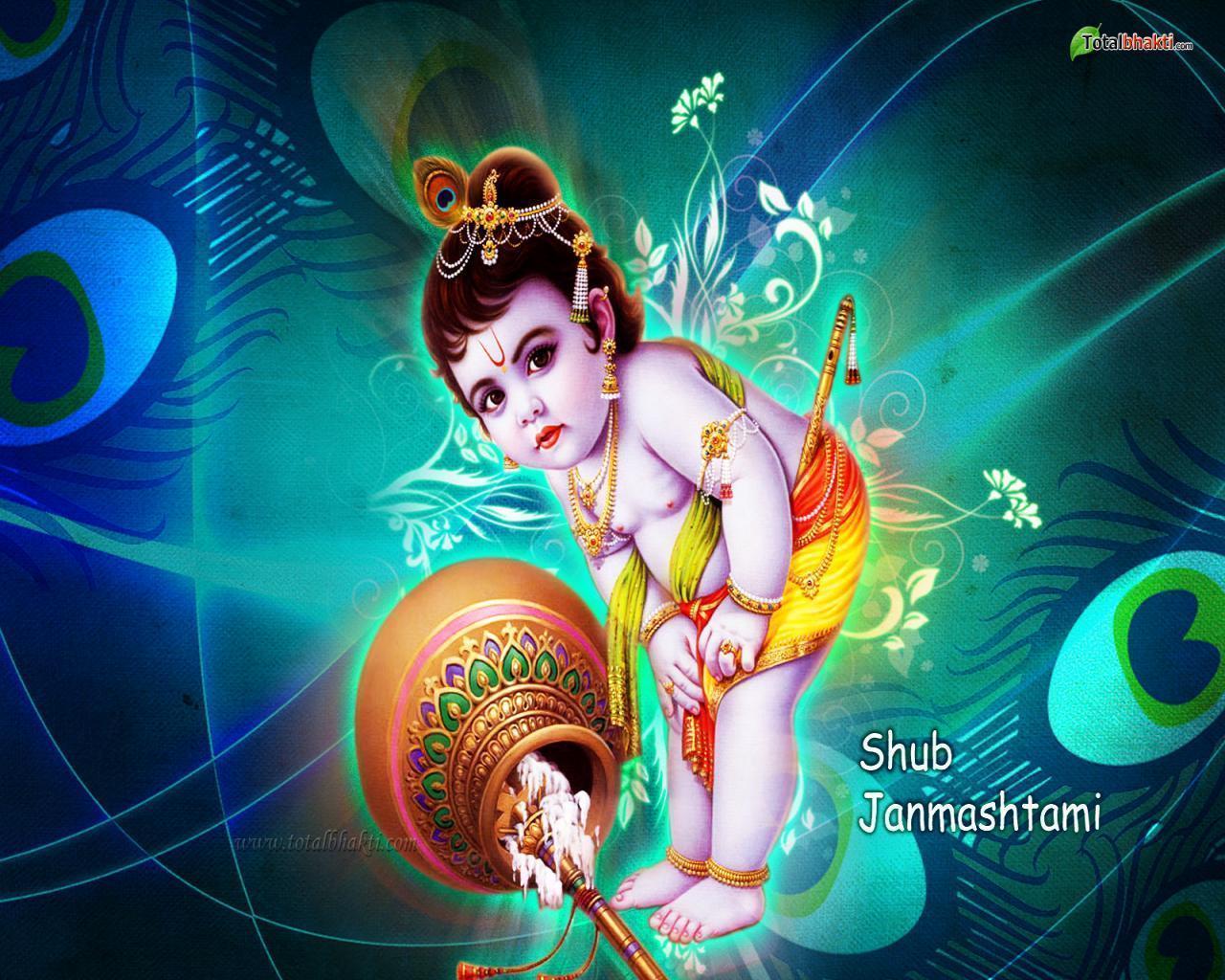Cute Child Lord Krishna. Image &Amp; Wallpaper
