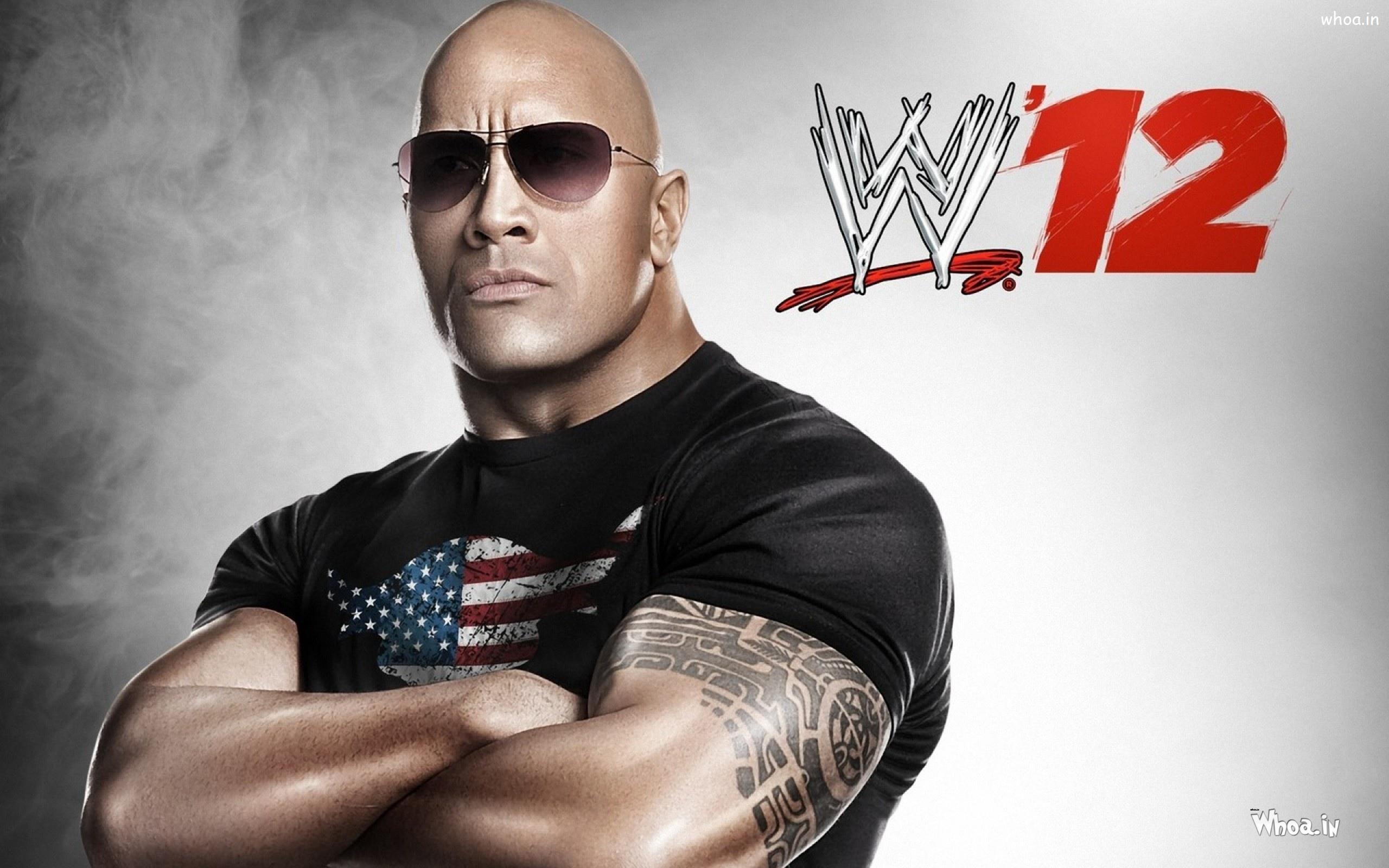 The Rock WWE Stars And Hollywood Actor HD Wallpaper