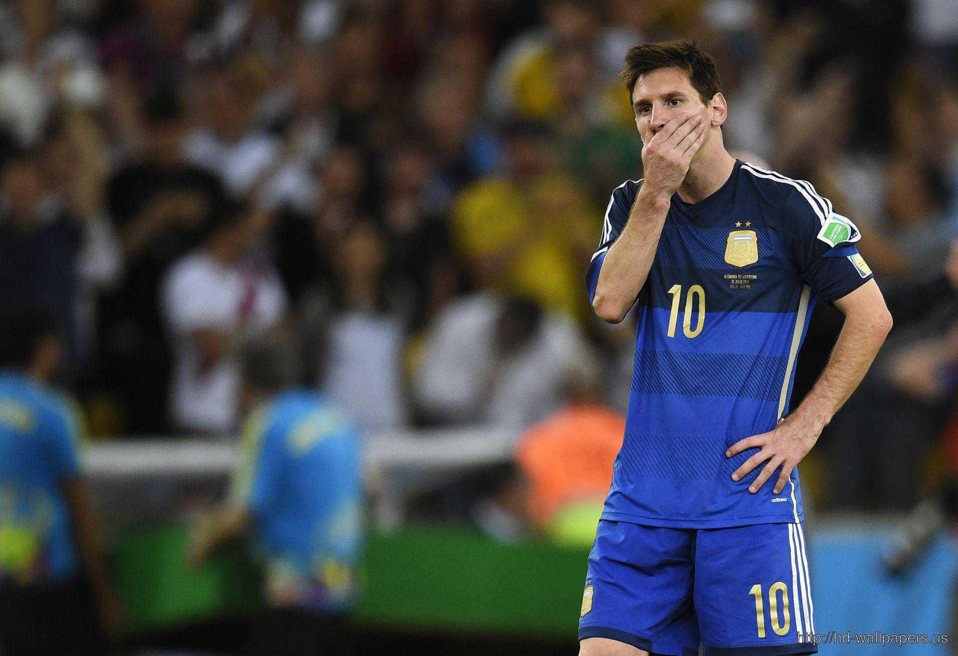 Messi In FIFA 2014 World Cup Final Match