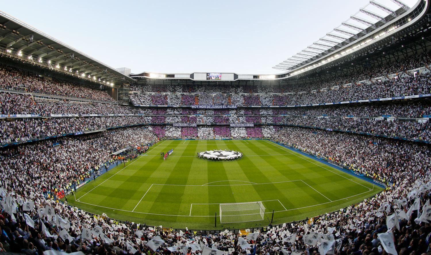 Santiago Bernabeu Stadium, Real Madrid, Champions League, Soccer