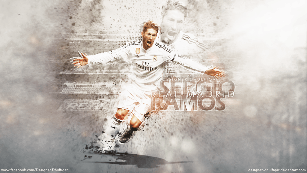 Sergio Ramos Madrid By Designer Dhulfiqar