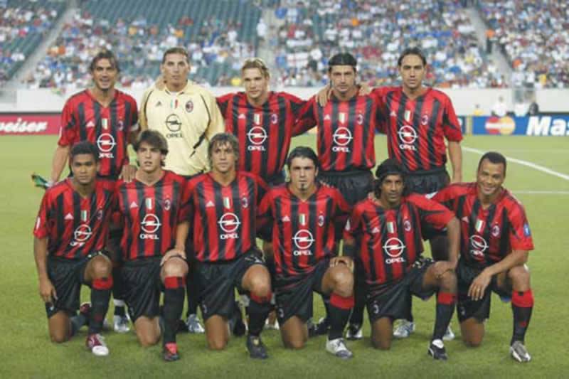 AC Milan squad a decade back.