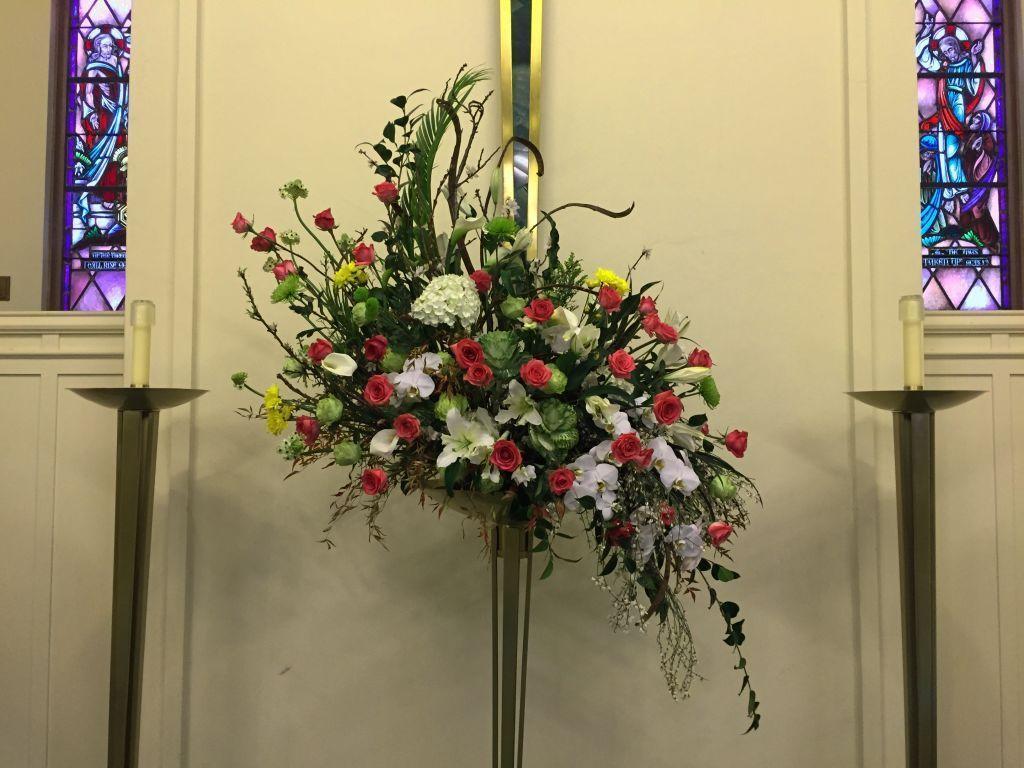 Church Flower Arrangements For Pentecost. Beautiful Think Of