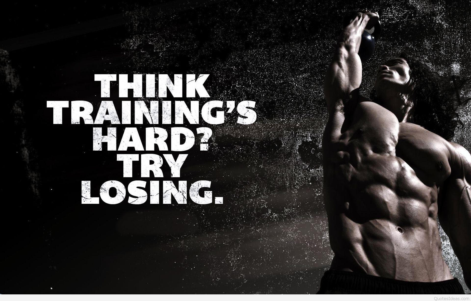 Cute and nice bodybuilding quote wallpaper hd