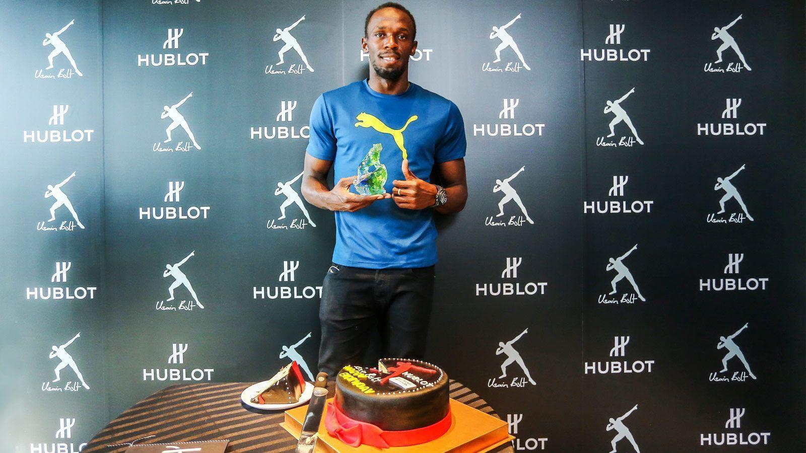 HUBLOT Celebrates Usain Bolt&;s Birthday in Beijing