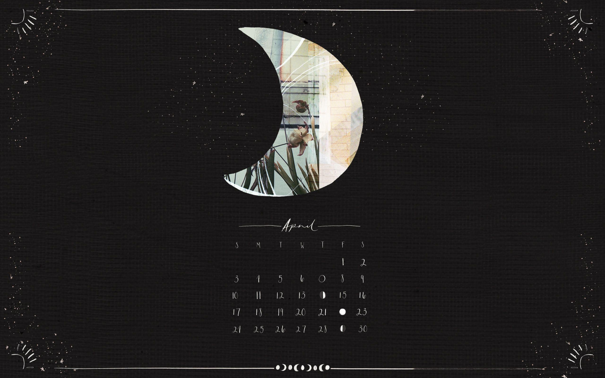 April Moon Calendar Download