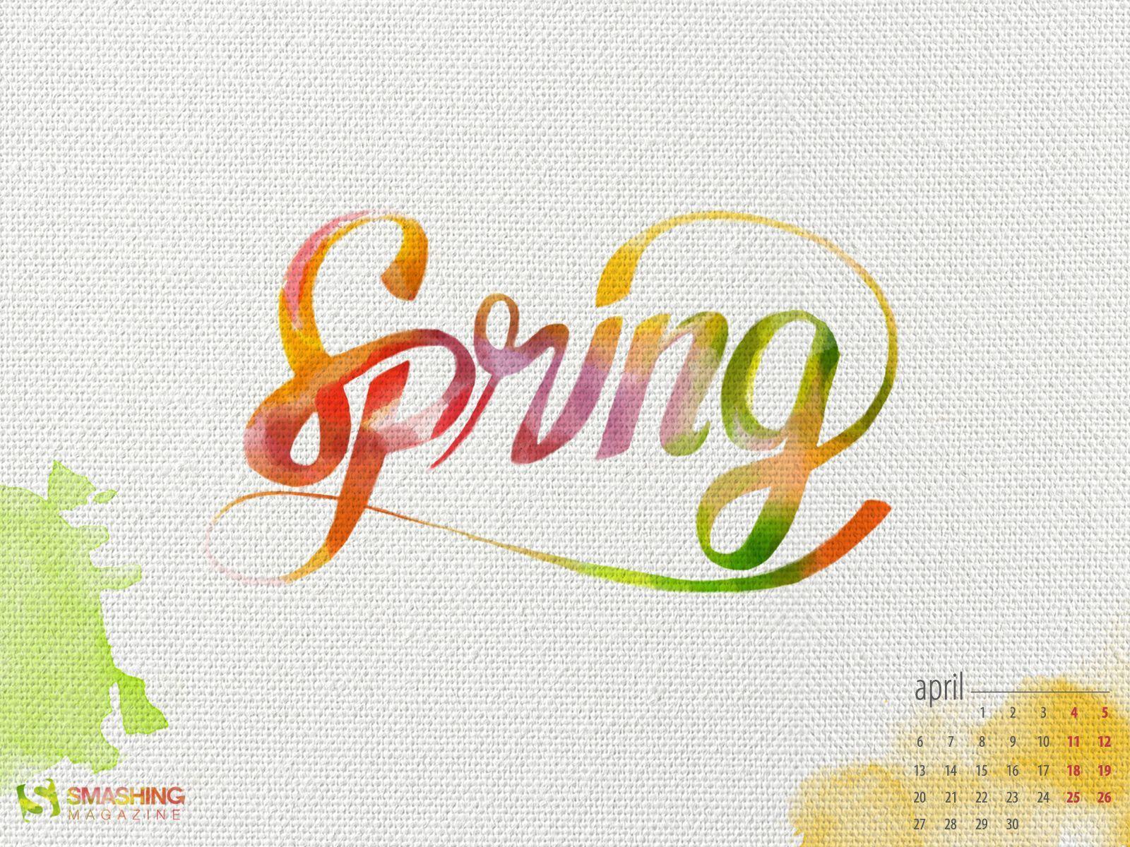 Desktop Wallpaper Calendars: April 2015